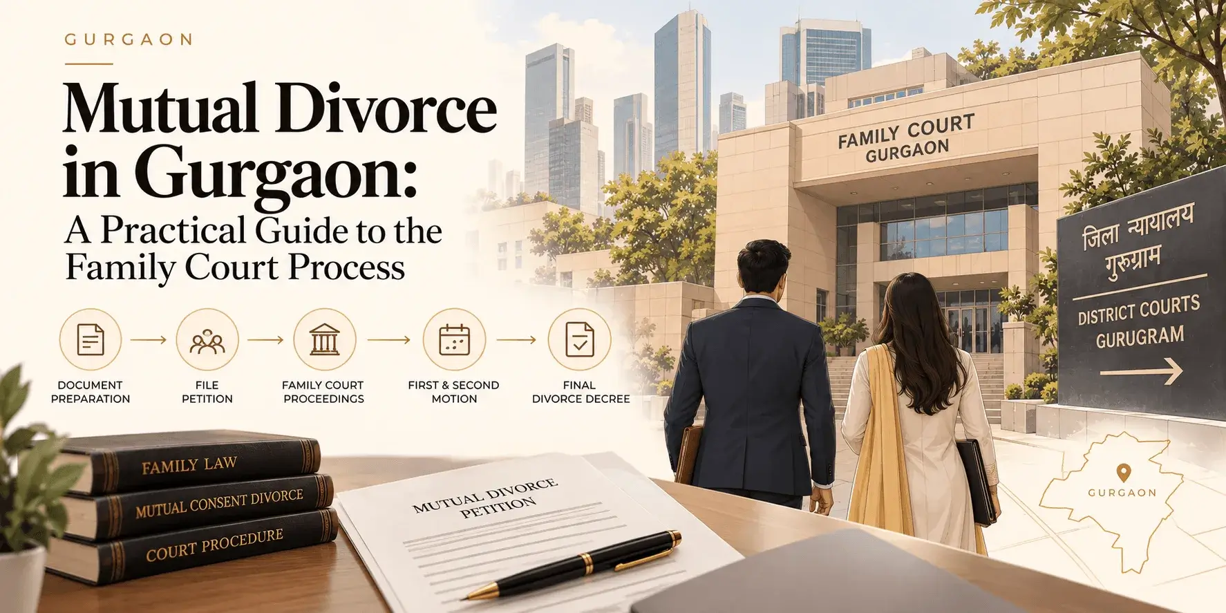 Mutual Divorce in Gurgaon: A Practical Guide to the Family Court Process
